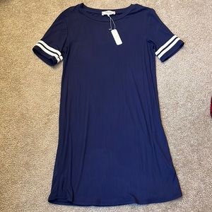 Blue charming Charlie tshirt dress